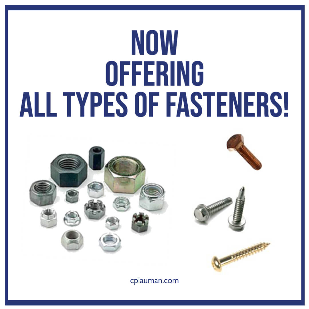 different types of fasteners from the new fastener division