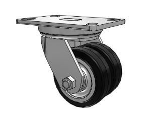 Albion 272 Series Dual Wheel Caster 272MD04101S