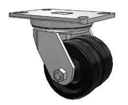 Albion 272 Series Dual Wheel Caster 272TM03101S
