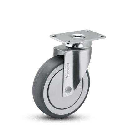 MedCaster Chrome Hospital (FX) Caster FX75-PYP-SW-TP
