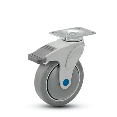 MedCaster Nylon Plus Stainless Caster NS-06QD0-125-DL-TP01