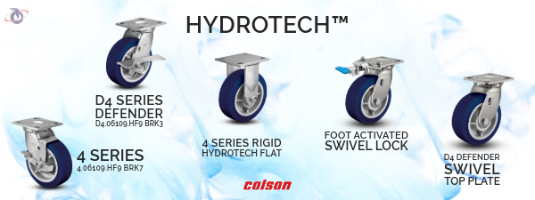 colson casters for wet applications