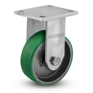 Albion Series Heavy Duty Kingpinless Caster polyurethane on cast iron