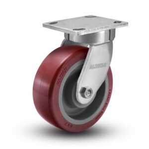 Polyurethane Reactive on Iron swivel caster